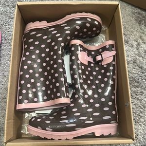 Polka Dot Rain Boots